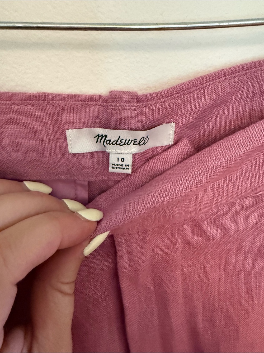Madewell Harlow Wide Leg Pant in 100% Linen - Picture 4 of 5